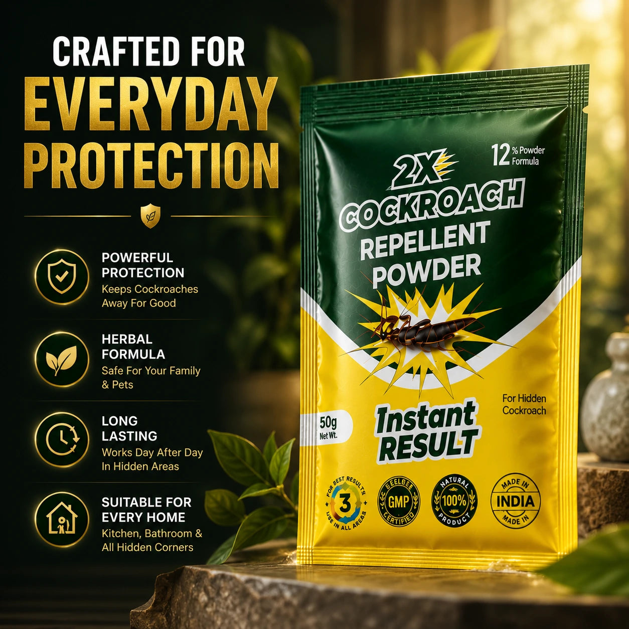 Cockroach Repellent Powder