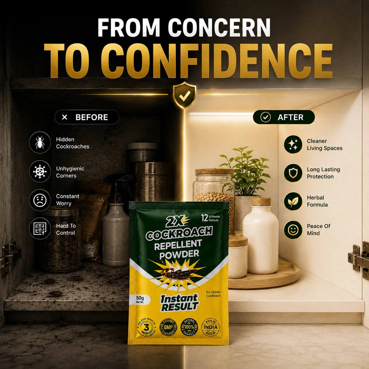 Cockroach Repellent Powder