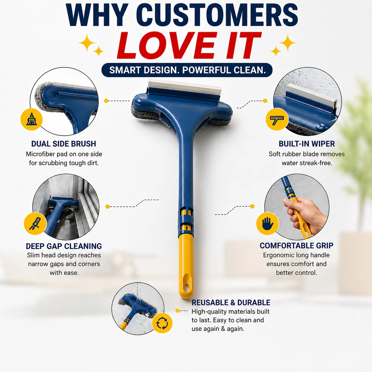 2-in-1 Mesh Cleaner Brush (Free Rust Removing Eraser)