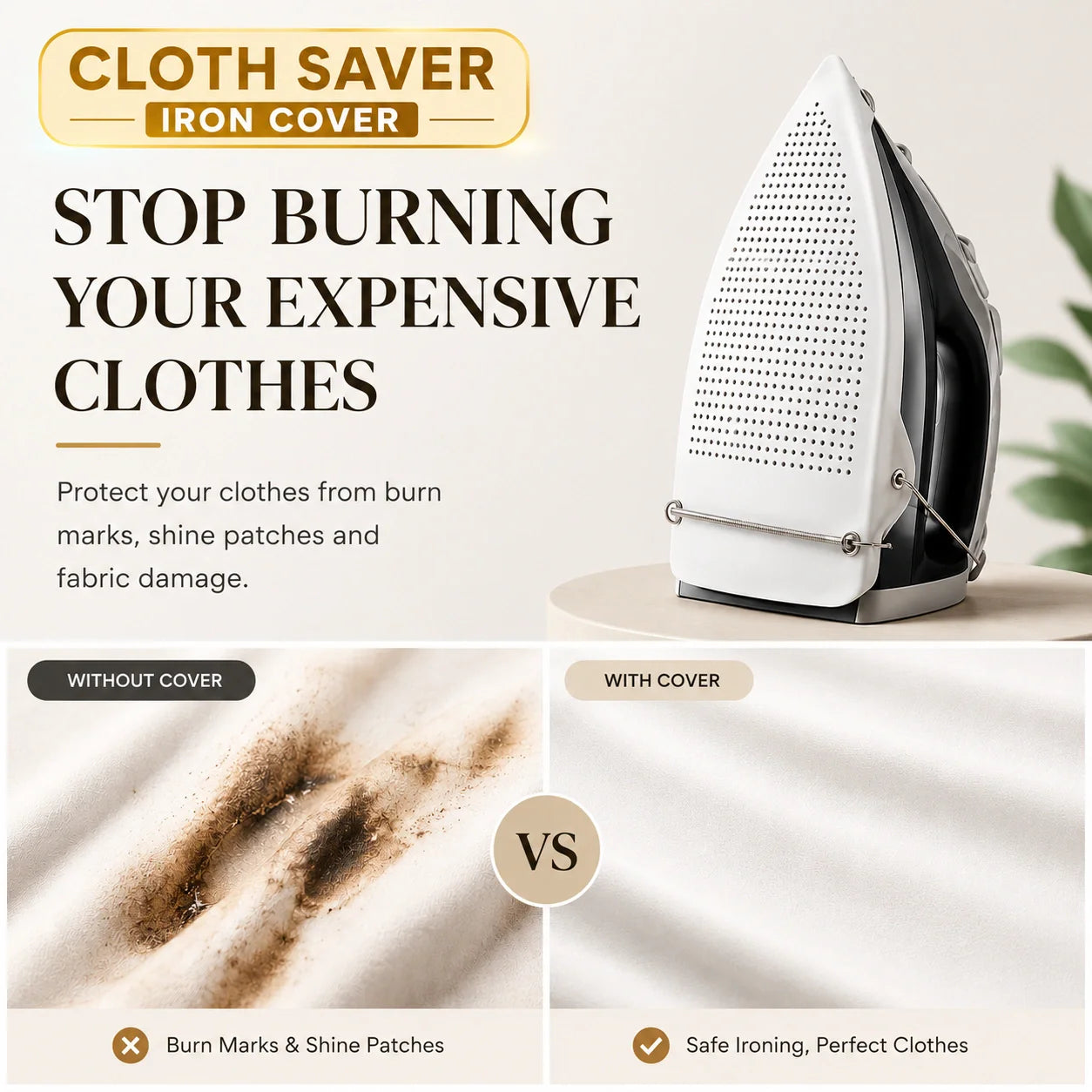 Cloth Saver Iron Cover