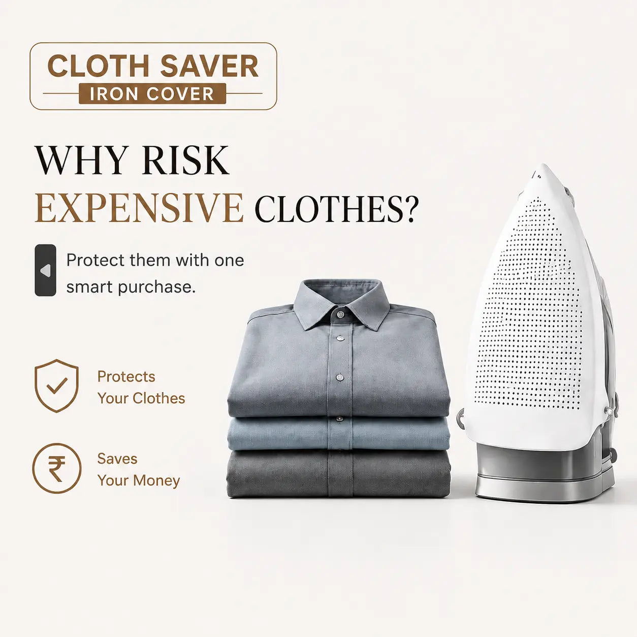 Cloth Saver Iron Cover