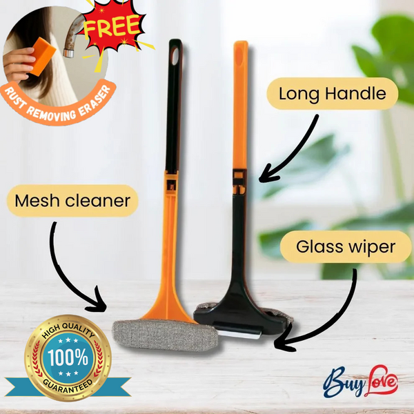 2 in 1 Mesh Cleaner Brush (RUST REMOVING ERASER FREE)