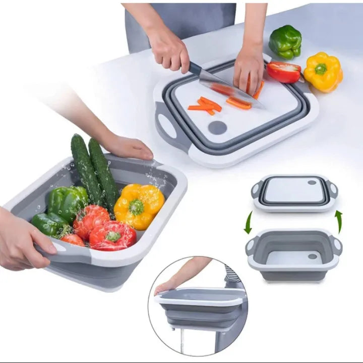 3-in-1 Collapsible Cutting Board