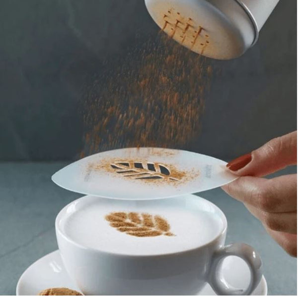 Coffee Designing Plates (Set of 16 pcs)